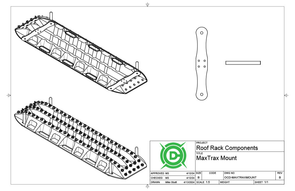 Maxtrax Mount – Overland Custom Design