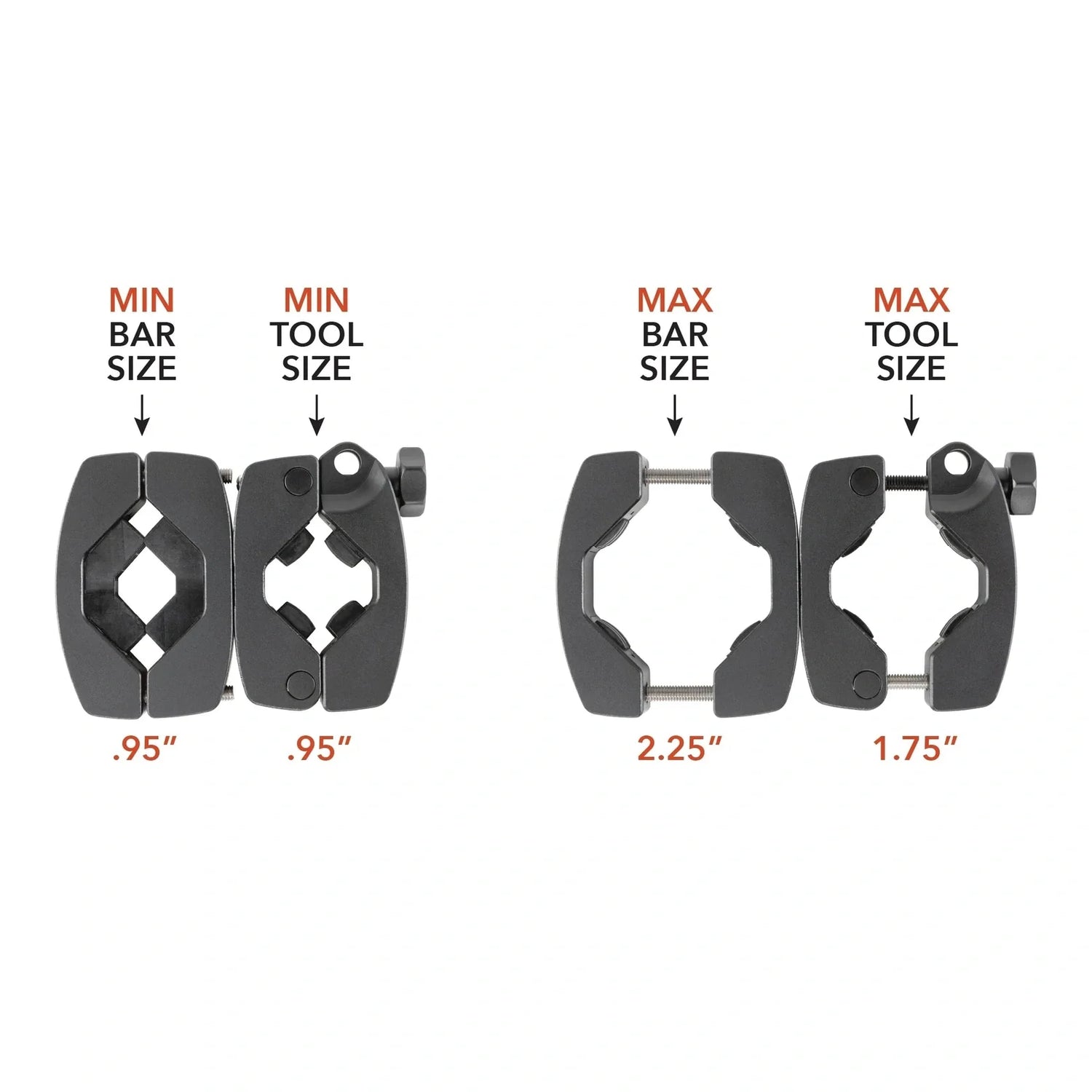 DMOS Full Mounty Shovel/Axe Roll Bar Mount